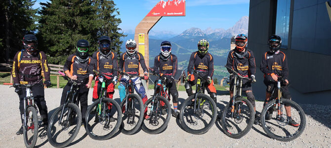 UFC-Powerkids testen den Bikepark Schladming
