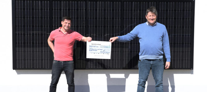 Sonnenwende 2020 spendet 500 Euro für UFC-Radsportabteilung
