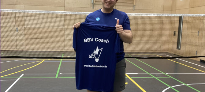 Tobias Benzinger ist neuer Lizenztrainer bei der Sparte Badminton des UFC Ellingen