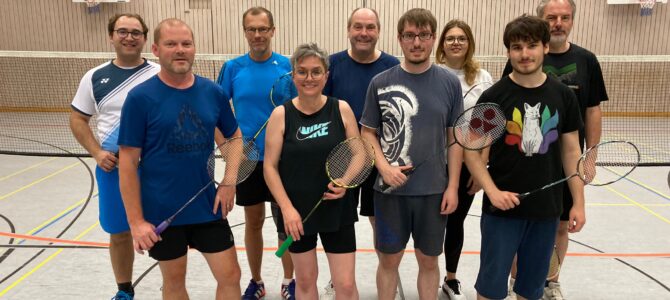 Tobias Benzinger, UFC Ellingen, als C-Trainer für Badminton lizenziert